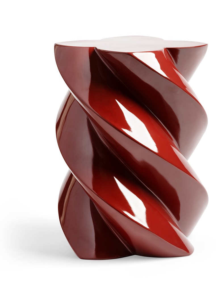&Klevering Marshmellow bijzettafel 39,5 cm Cranberryrood - Deal