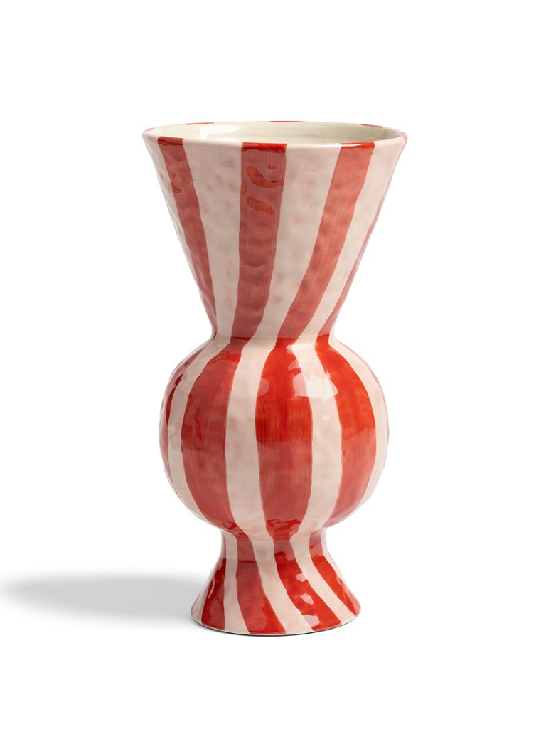 &Klevering Rhombic vaas 29,5 cm Rood - Deal
