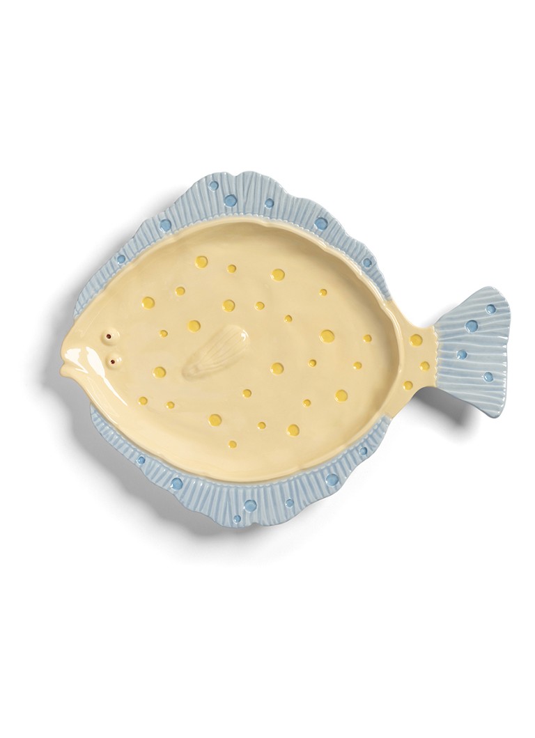 &Klevering Plaice serveerschaal 37 cm Creme - Deal