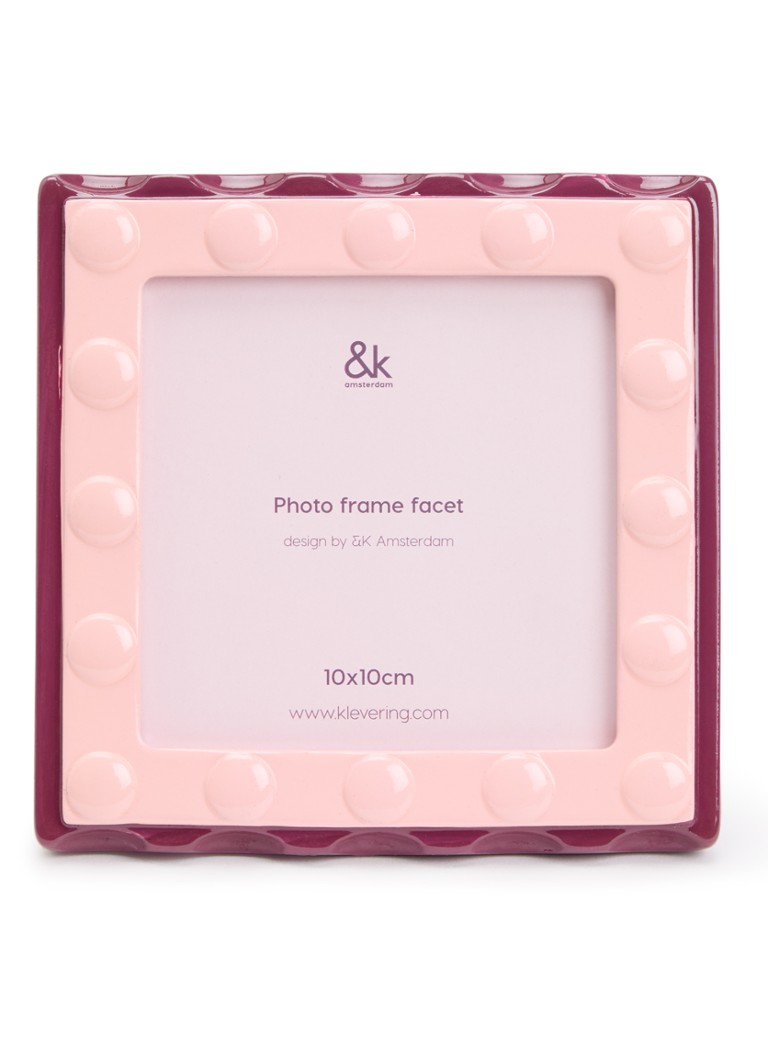 &Klevering Facet fotolijst Roze - Deal