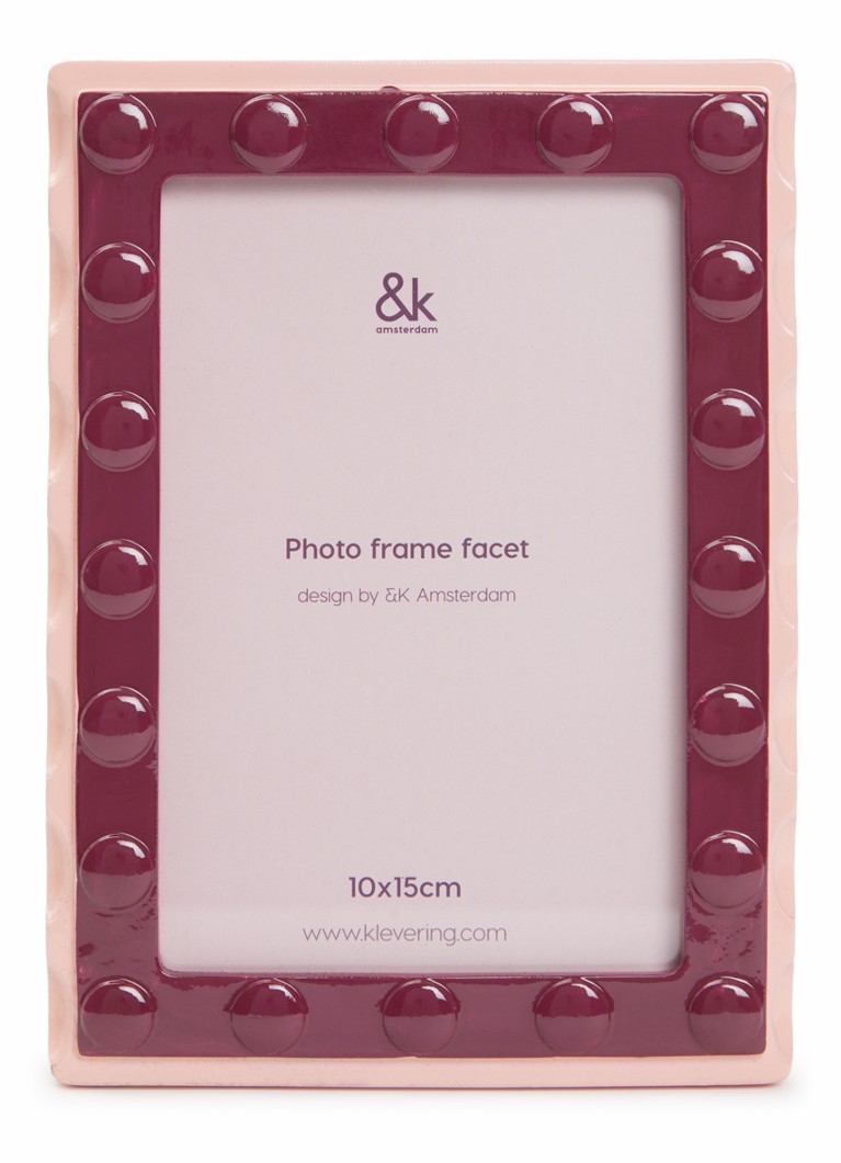 &Klevering Facet fotolijst Rood - Deal