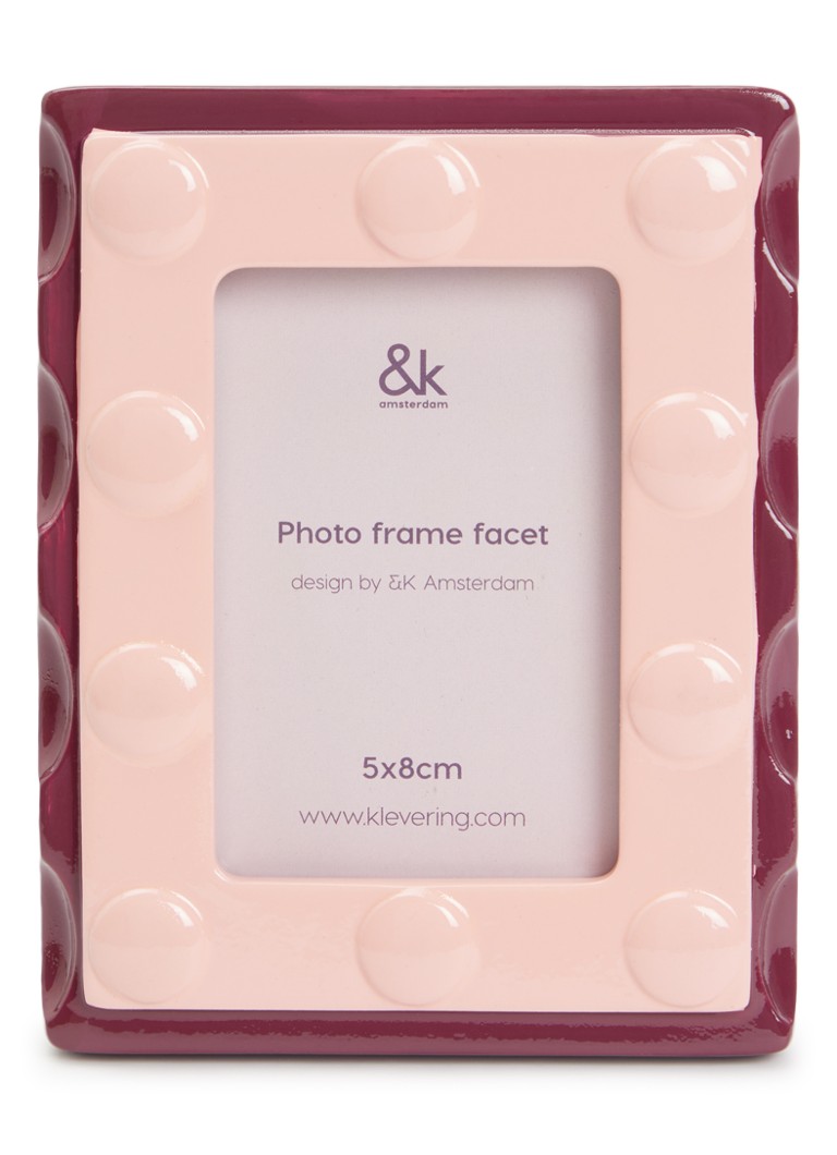 &Klevering Facet fotolijst Roze - Deal