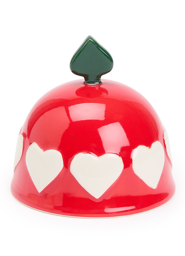 &Klevering Hearts botervloot 10 x 8 cm Rood - Deal