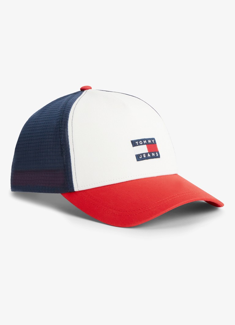 Tommy Hilfiger Heren Pet met logo in de kleur Multicolor