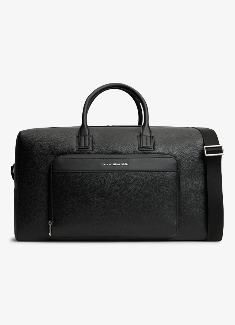 Tommy Hilfiger Weekendtas met logo Diepzwart - Deal