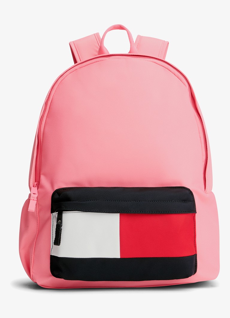Tommy Hilfiger Jongens Rugzak met logo in de kleur Roze