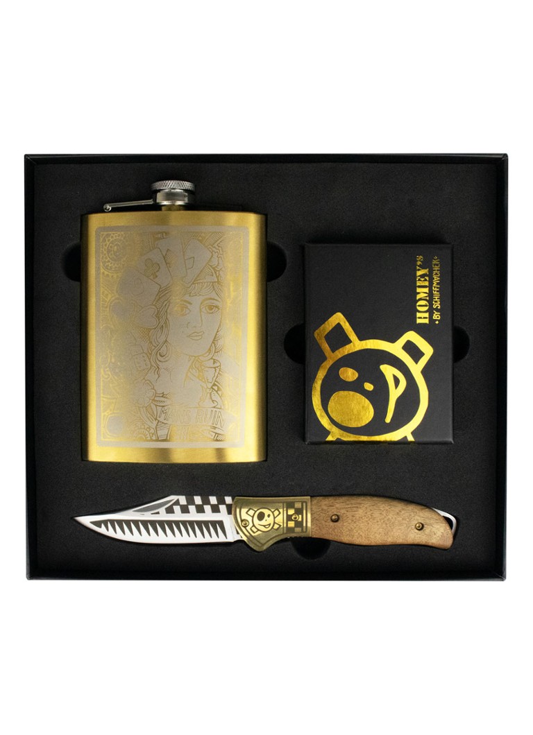 Homey's Men's Ruin 3-delige outdoor giftset Zwart - Deal