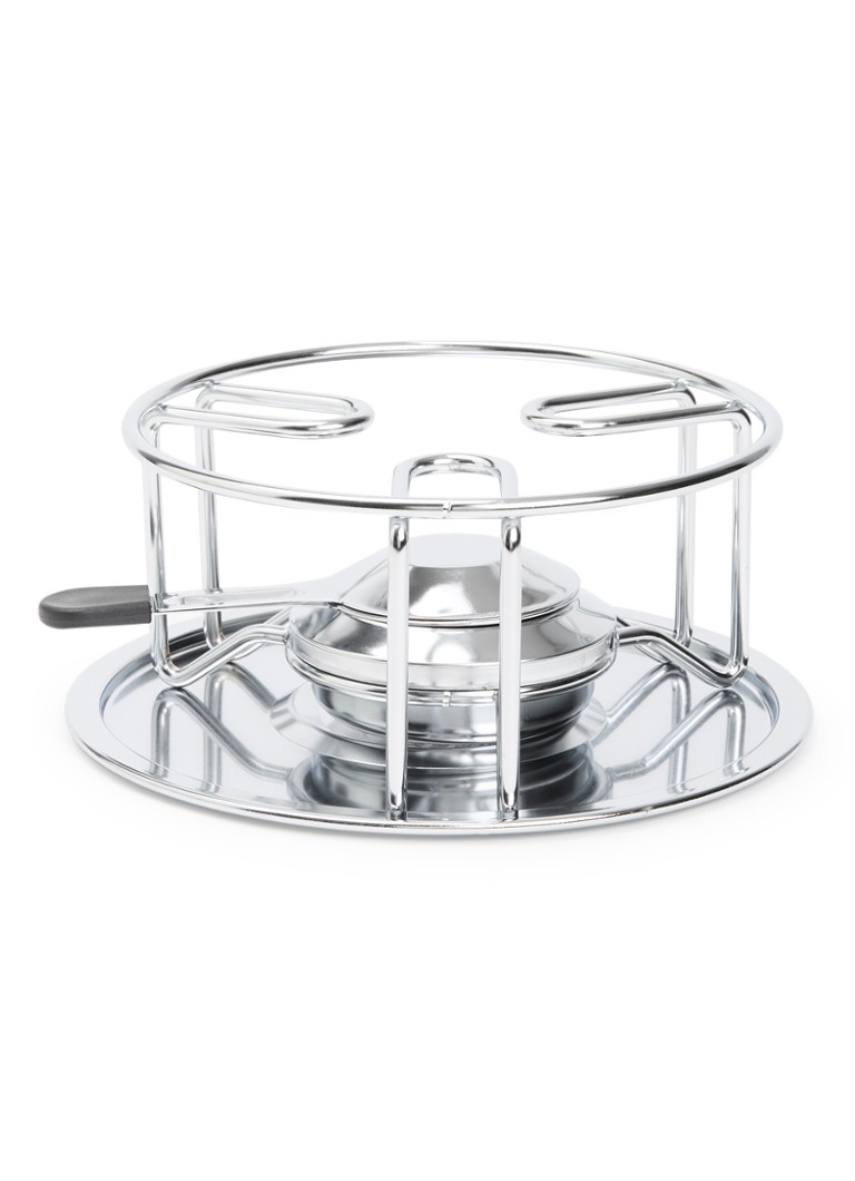 Kuhn Rikon Fondue rechaud met brander 22 cm Zilver - Deal