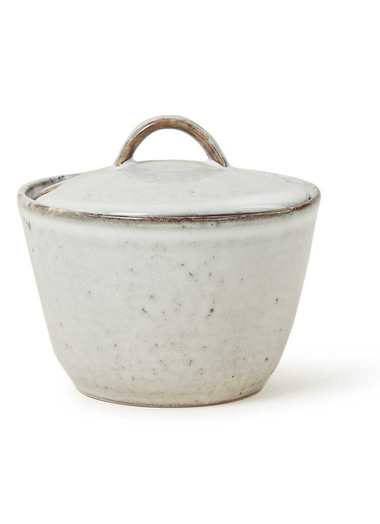 Broste Copenhagen Nordic Sand suikerpot Lichtgrijs - Deal