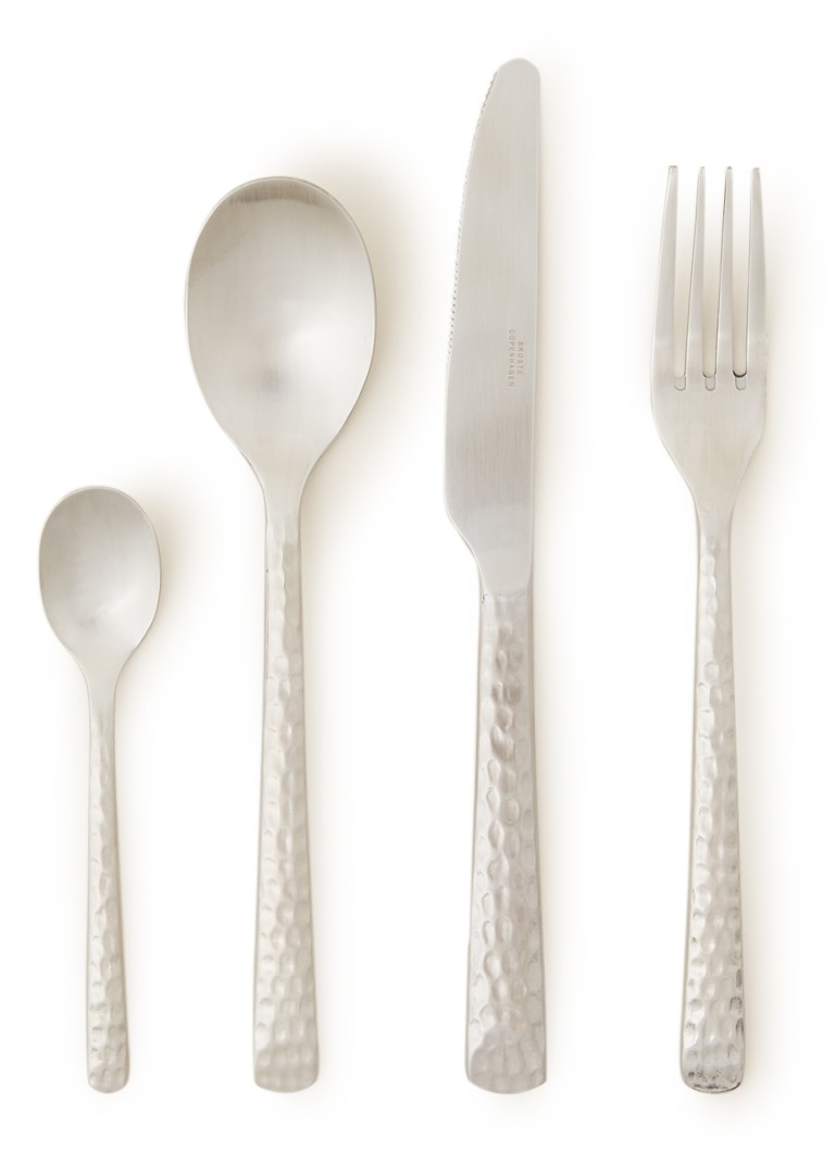 Broste Copenhagen Hune bestekset 16-delig Zilver - Deal