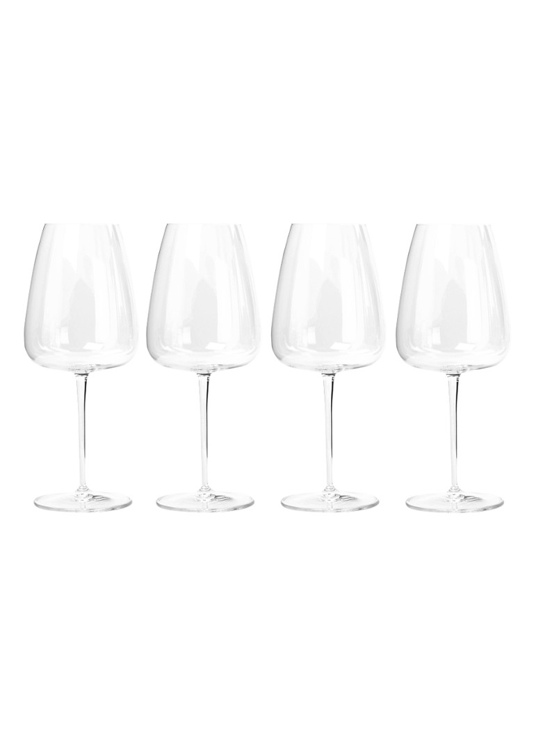 Luigi Bormioli Talismano Bordeaux rode wijnglas 70 cl set van 4 Transparant - Deal