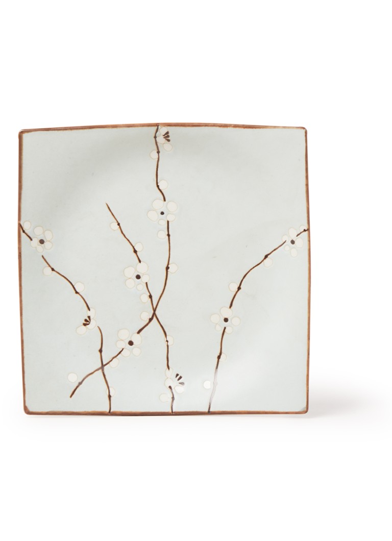 Tokyo Design Studio Soshun Blossom bord 23 x 23 cm Lichtblauw - Deal
