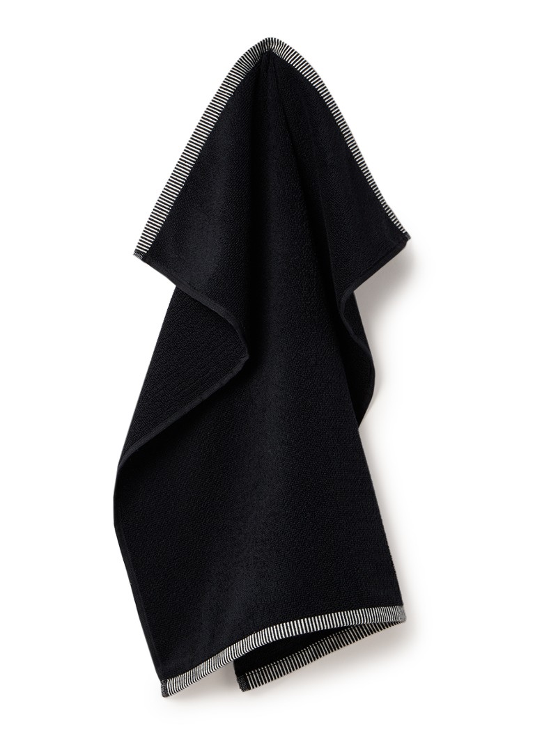 Bunzlau Castle Solid keukendoek van katoen 50 x 60 cm Zwart - Deal