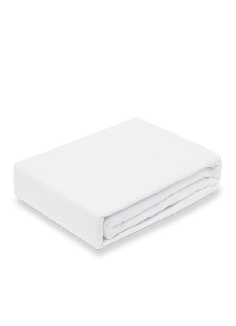 Vandyck Molton Stretch Topper matrasbeschermer van katoen, hoekhoogte 15 cm Wit - Deal