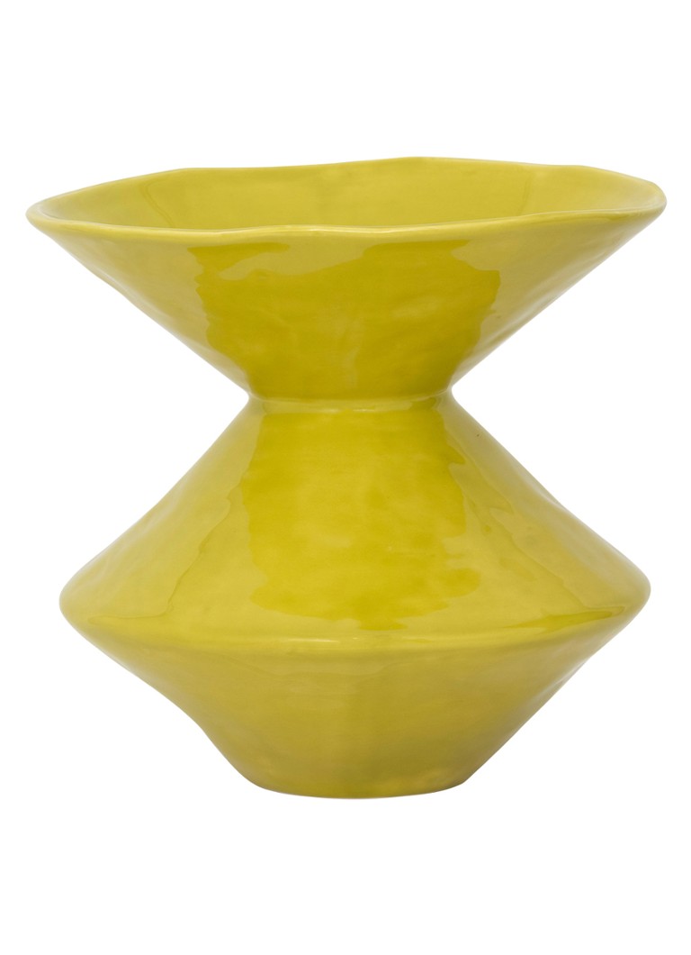 Urban Nature Culture Zale vaas 28 cm Geel - Deal