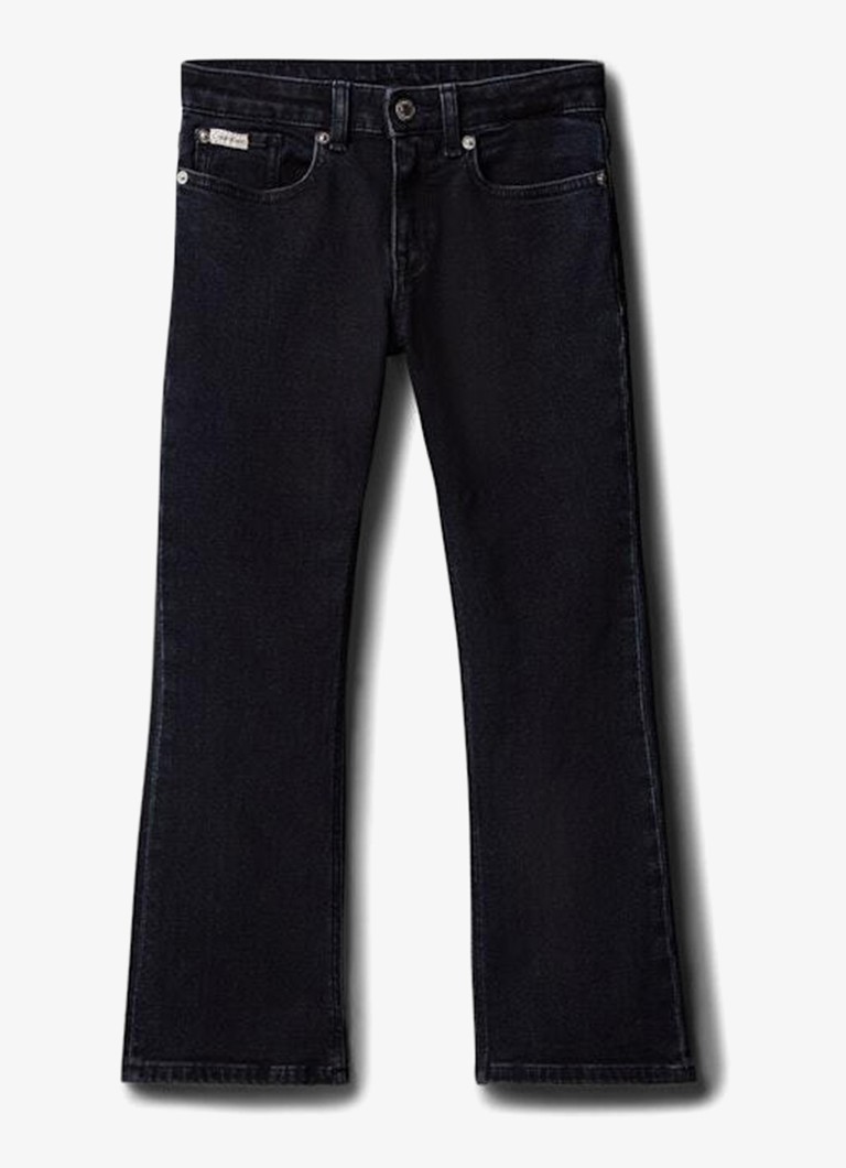 Calvin Klein Meisjes Flared jeans met steekzakken in de kleur Donkerblauw