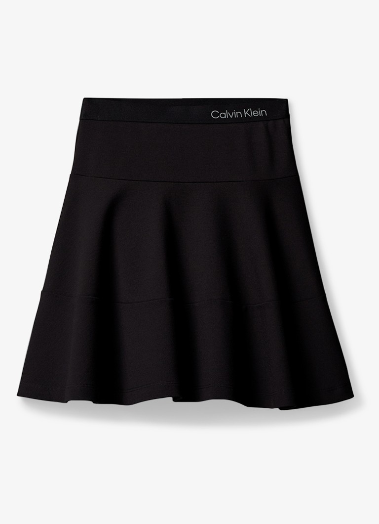 Calvin Klein Meisjes Rok met logo in de kleur Pvh Black-Beh / Zwart
