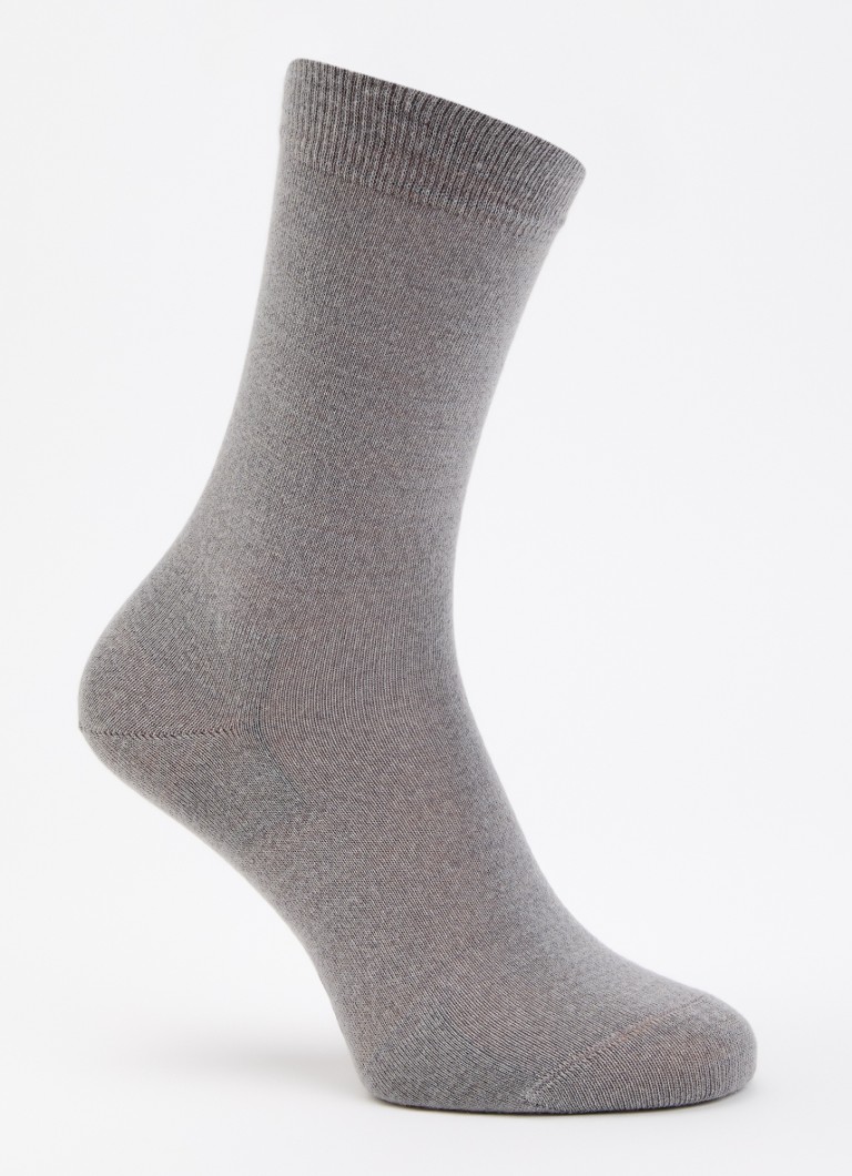 Falke Dames Sokken in wolblend in de kleur Grijs, maat: 35-36
