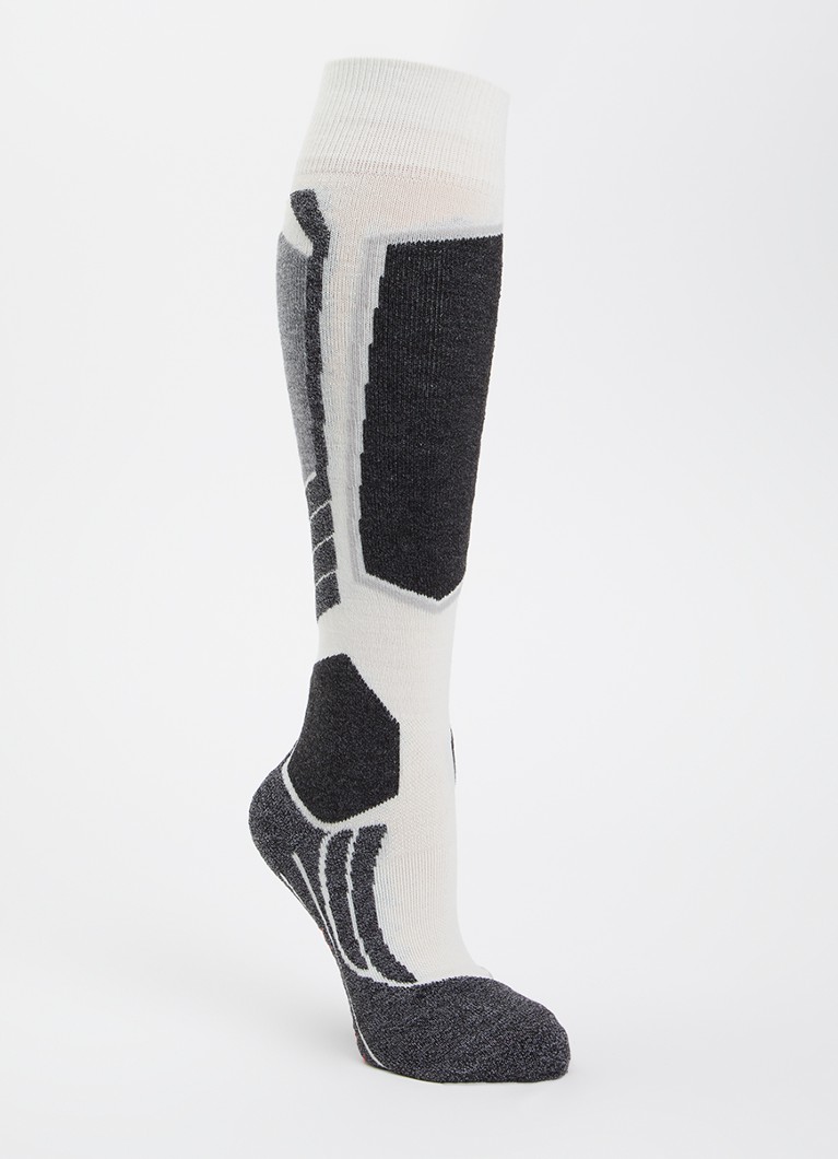 Falke Dames SK2 skisokken in wolblend in de kleur Wit, maat: 39-40