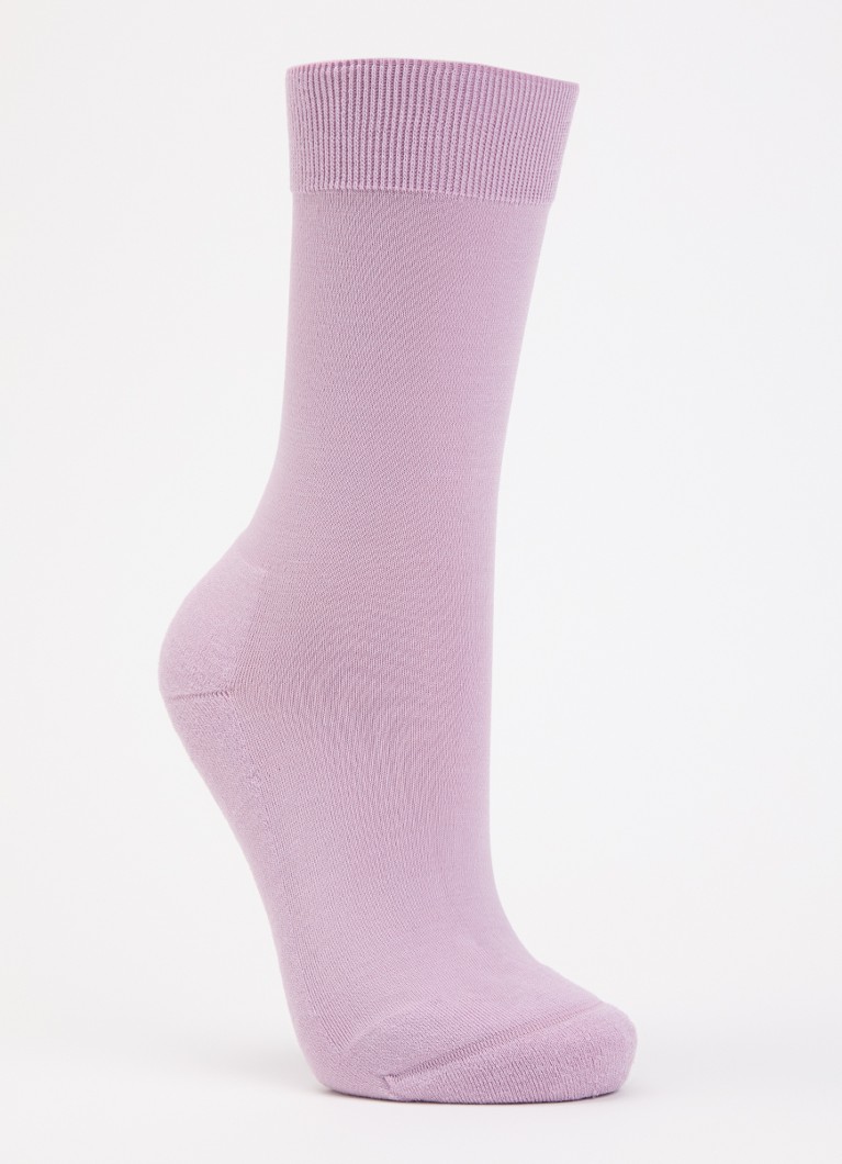 Falke Dames Climawool sokken in wolblend in de kleur Lila, maat: 39-40