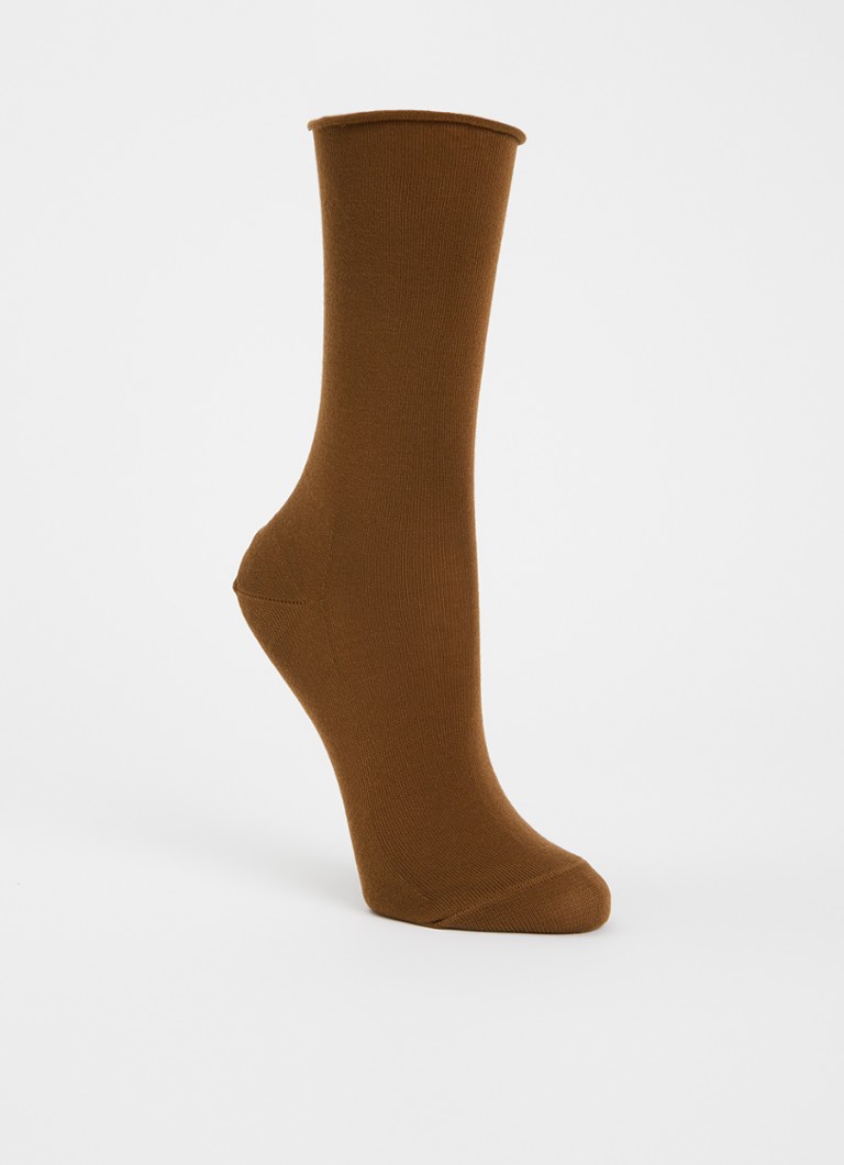Falke Dames Active Breeze sokken met logo in de kleur Bruin, maat: 39-42