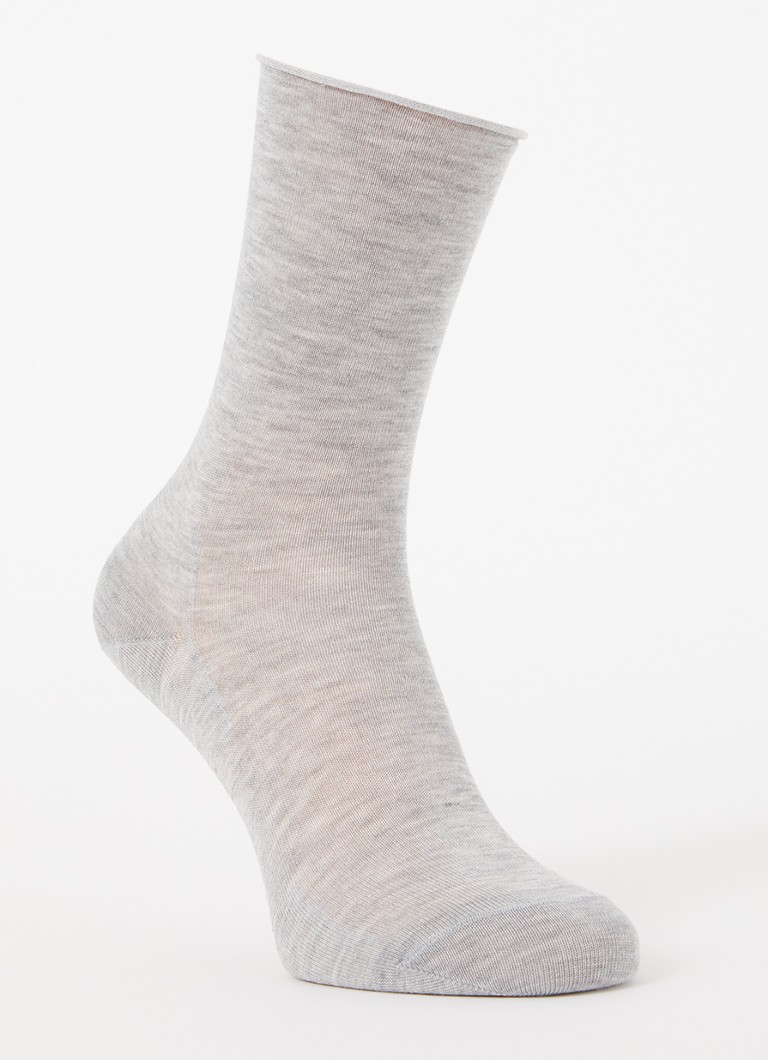 Falke Dames Active Breeze sokken in de kleur Lichtgrijs, maat: 39-42