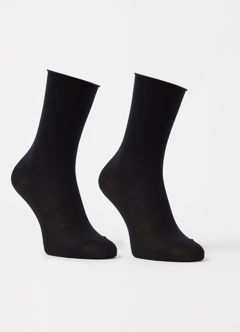 Falke Dames Active Breeze sokken in 2-pack in de kleur Zwart, maat: 39/42