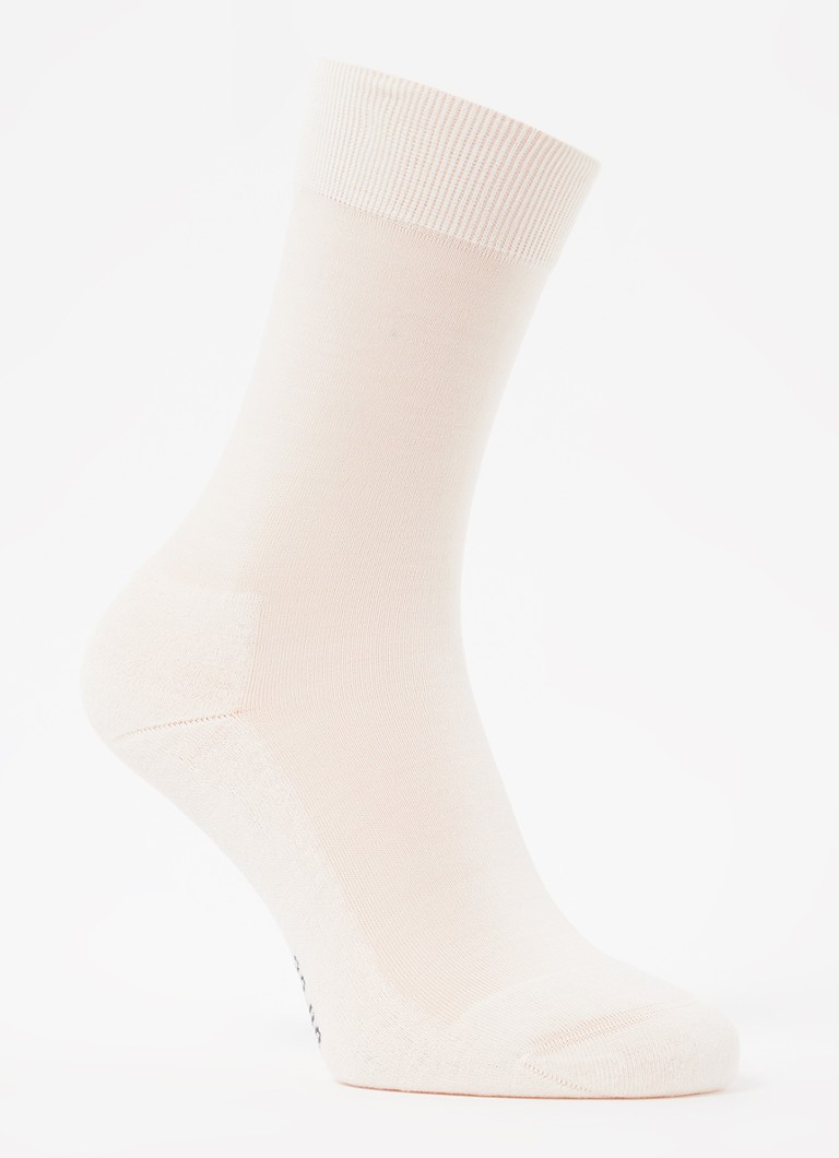 Falke Dames ClimaWool sokken in wolblend in de kleur Gebroken wit, maat: 39-40