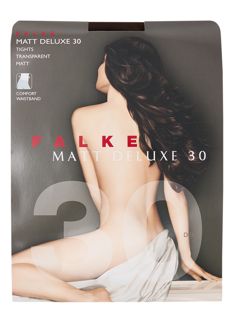 Falke Dames Panty in 30 denier in de kleur Bruin, maat: XL