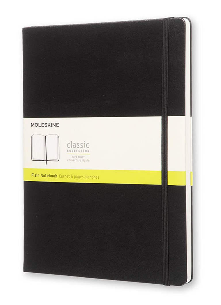 Moleskine Classic blanco notitieboek 25 x 19 cm Zwart - Deal