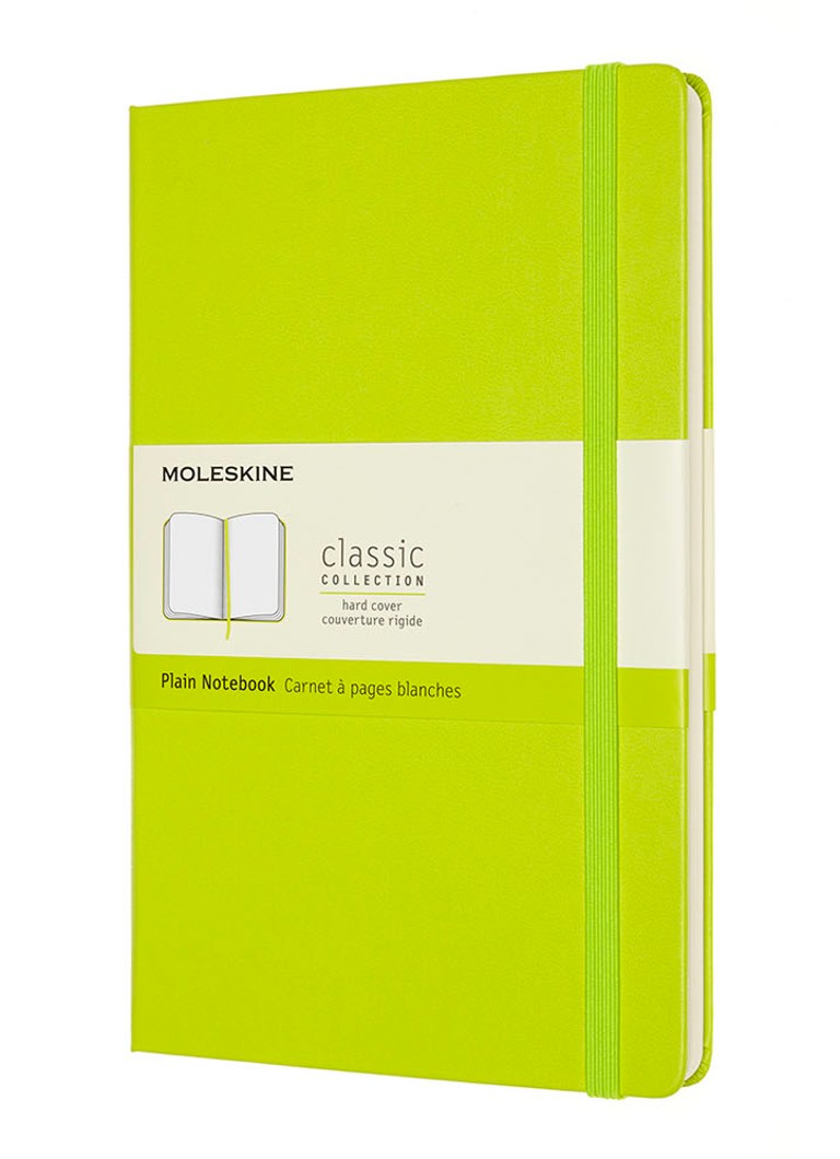 Moleskine Classic L blanco notitieboek Neongroen - Deal