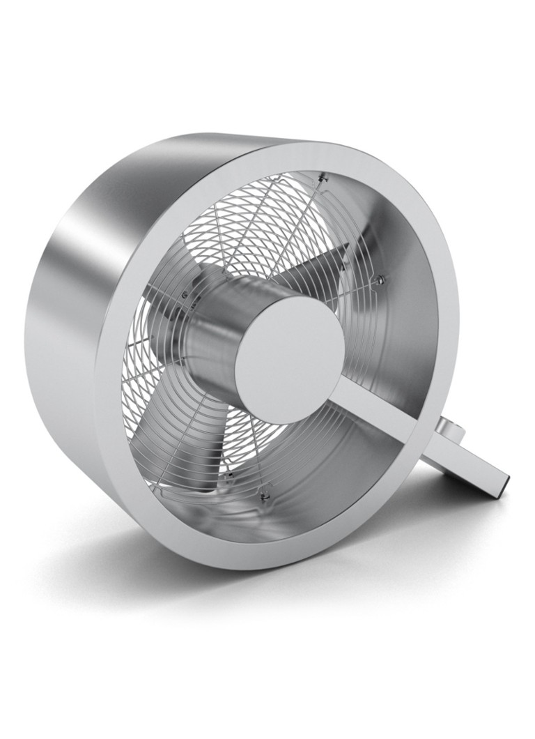 Stadler Form Q vloerventilator, 36 cm hoog Zilver - Deal