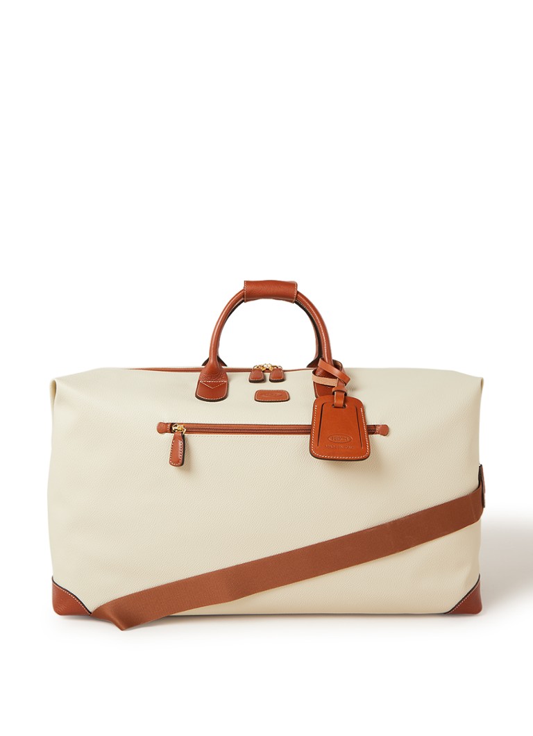 Bric's Firenze large weekendtas met afneembare schouderriem Creme - Deal