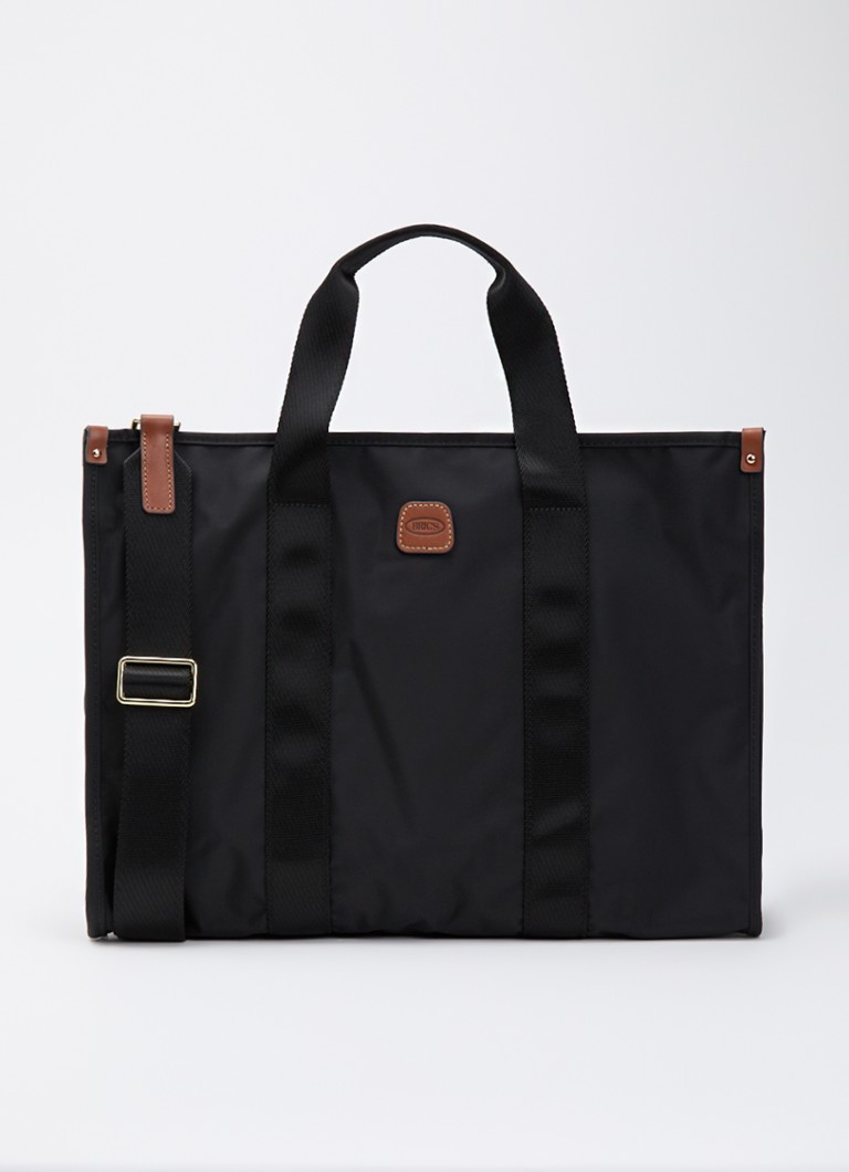 Bric's Dames X-Collection Opera L shopper met afneembare schouderriem in de kleur Zwart, maat: 1maat