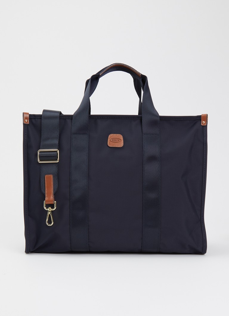 Bric's Dames X-Collection Opera L shopper met afneembare schouderriem in de kleur Donkerblauw, maat: 1maat