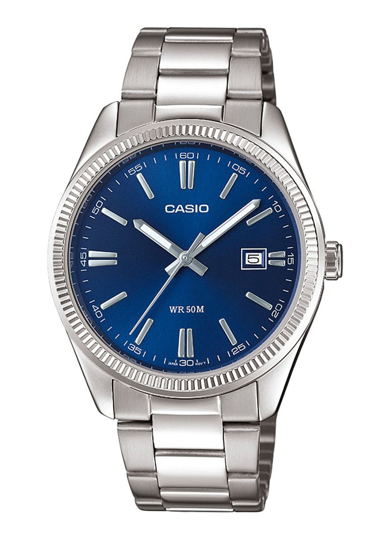 Casio Dames Horloge MTP-1302PD-2AVEF in de kleur Zilver, maat: 38MM