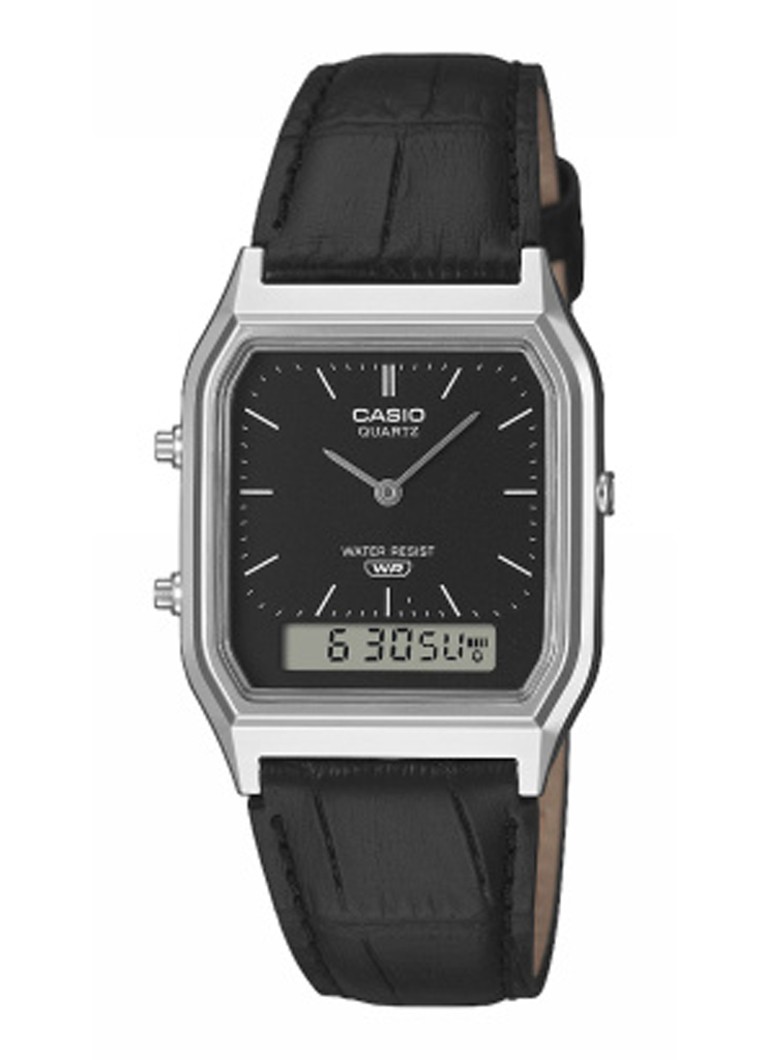 Casio Dames Vintage horloge AQ-230EL-1AEF in de kleur Zilver, maat: 39mm