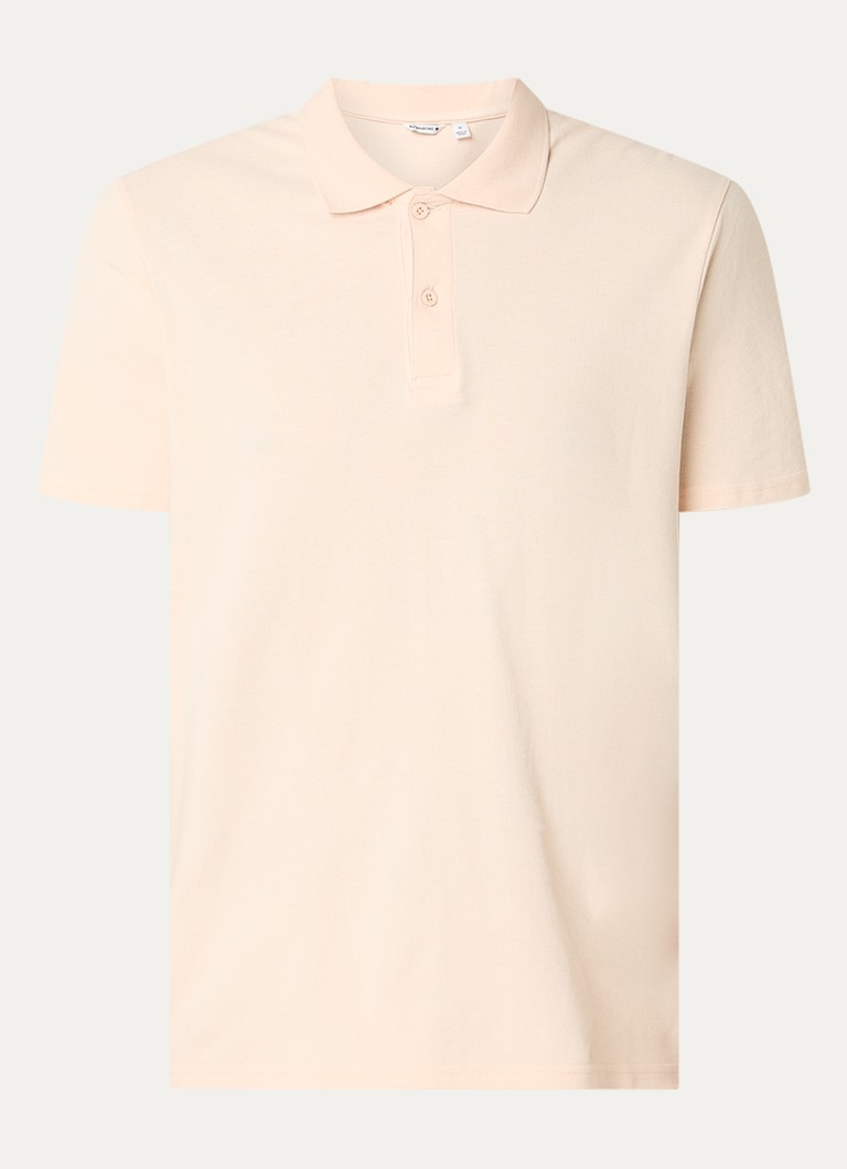 Björn Borg Heren Regular fit polo van piqué katoen in de kleur Abrikoos, maat: L