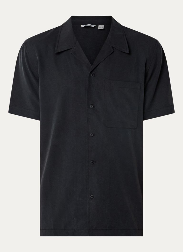 Björn Borg Heren Overshirt met borstzak in de kleur Indigo, maat: M