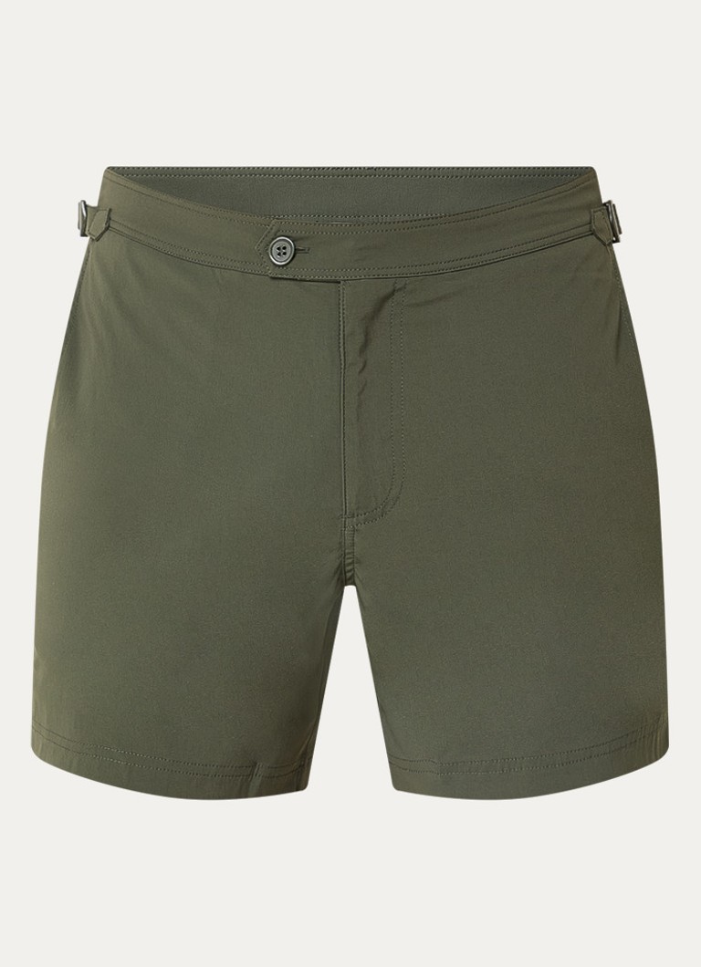 Björn Borg Heren zwemshorts met steekzakken in de kleur Bronsgroen, maat: M
