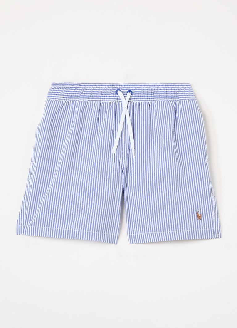 Ralph Lauren Jongens Travlr zwemshorts met logo in de kleur Blauw, maat: 2