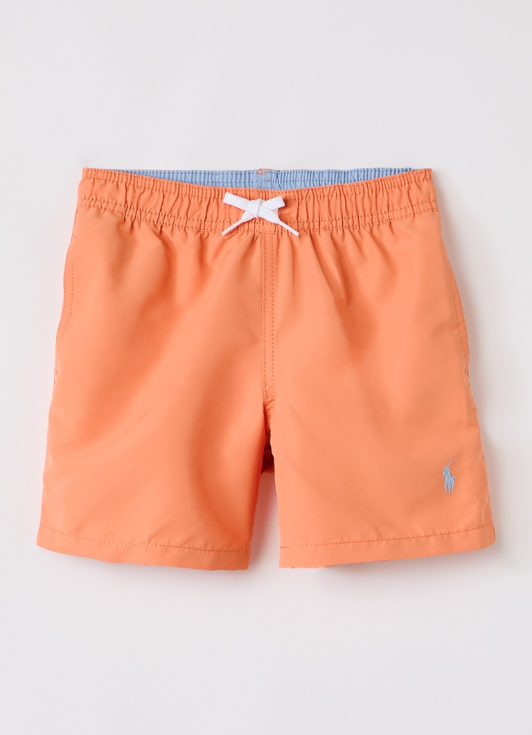 Ralph Lauren Jongens Zwemshorts met logo in de kleur Oranje, maat: 2
