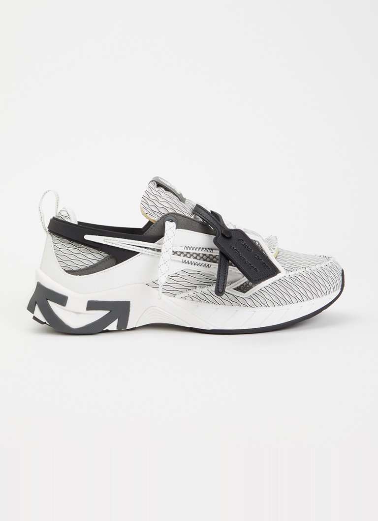Off-White Heren Space Memo sneaker met details van mesh in de kleur Wit, maat: 43