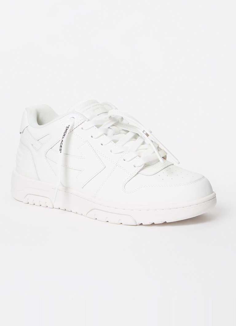 Off-White Heren Out Of Office sneaker van kalfsleer in de kleur Wit, maat: 44