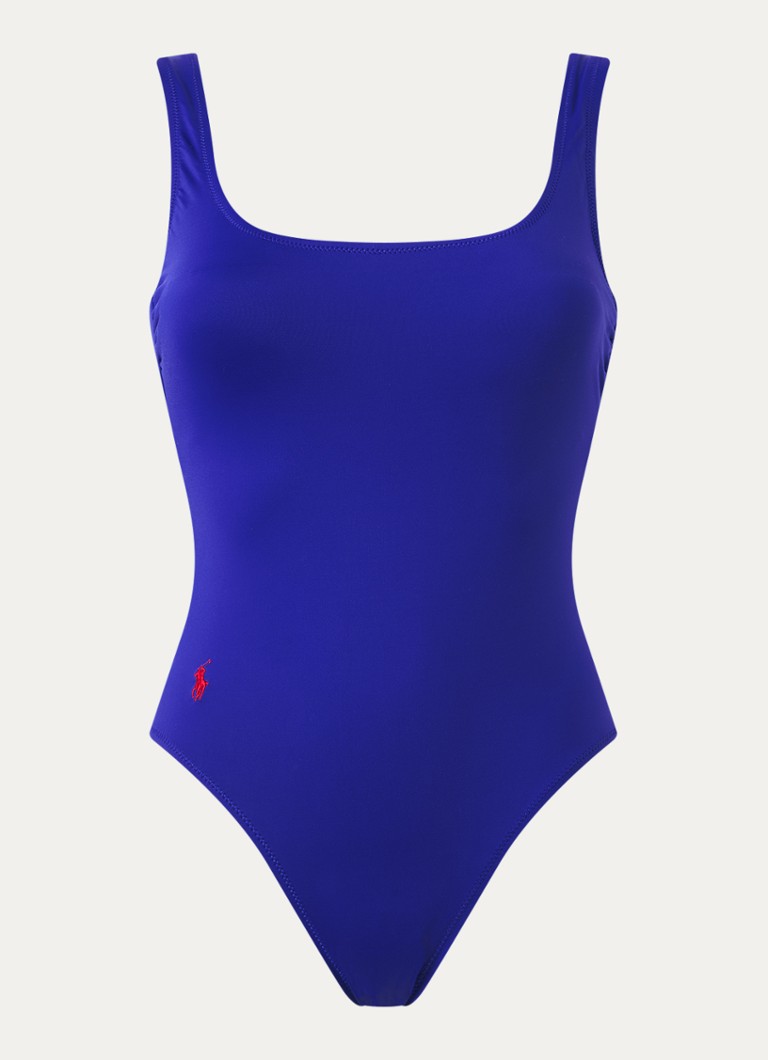 Ralph Lauren Dames Martinique badpak met uitneembare vulling in de kleur Royalblauw, maat: XL