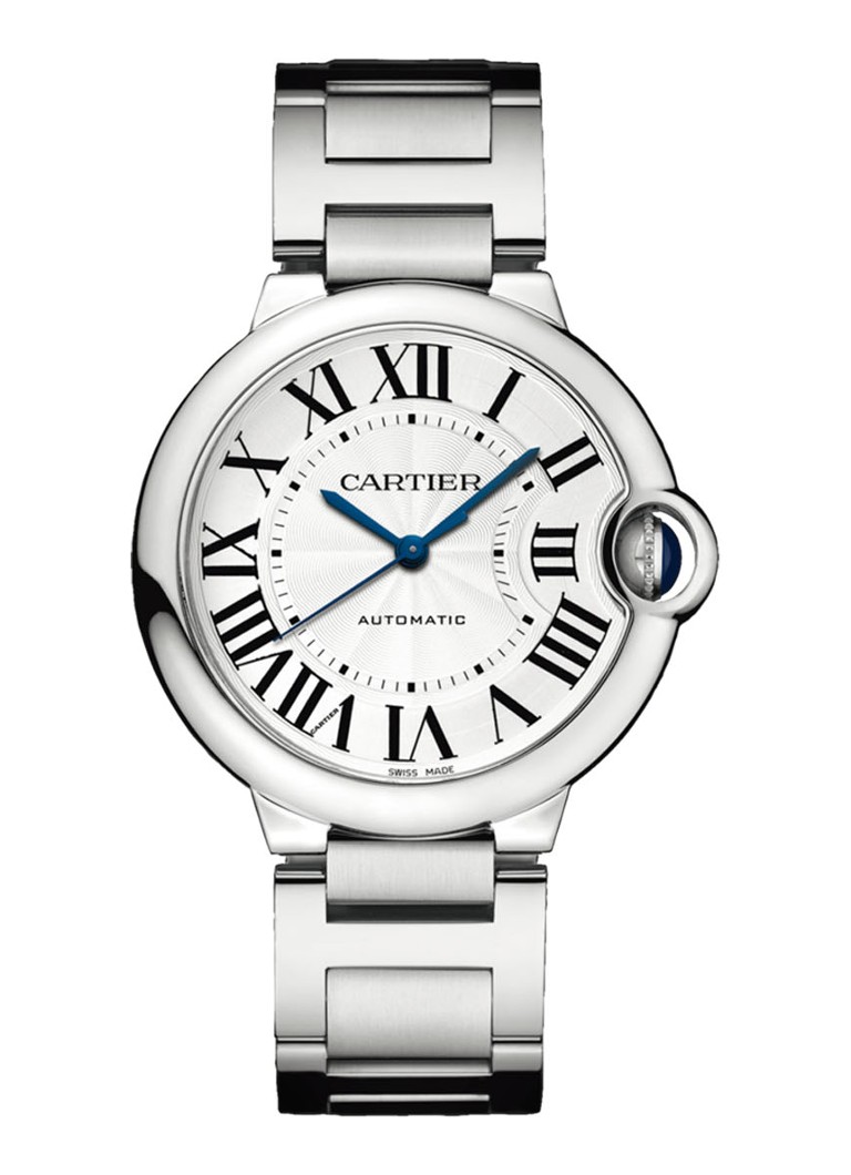 Cartier Dames Ballon Bleu de Cartier 36 mm horloge van staal W6920046 in de kleur Zilver