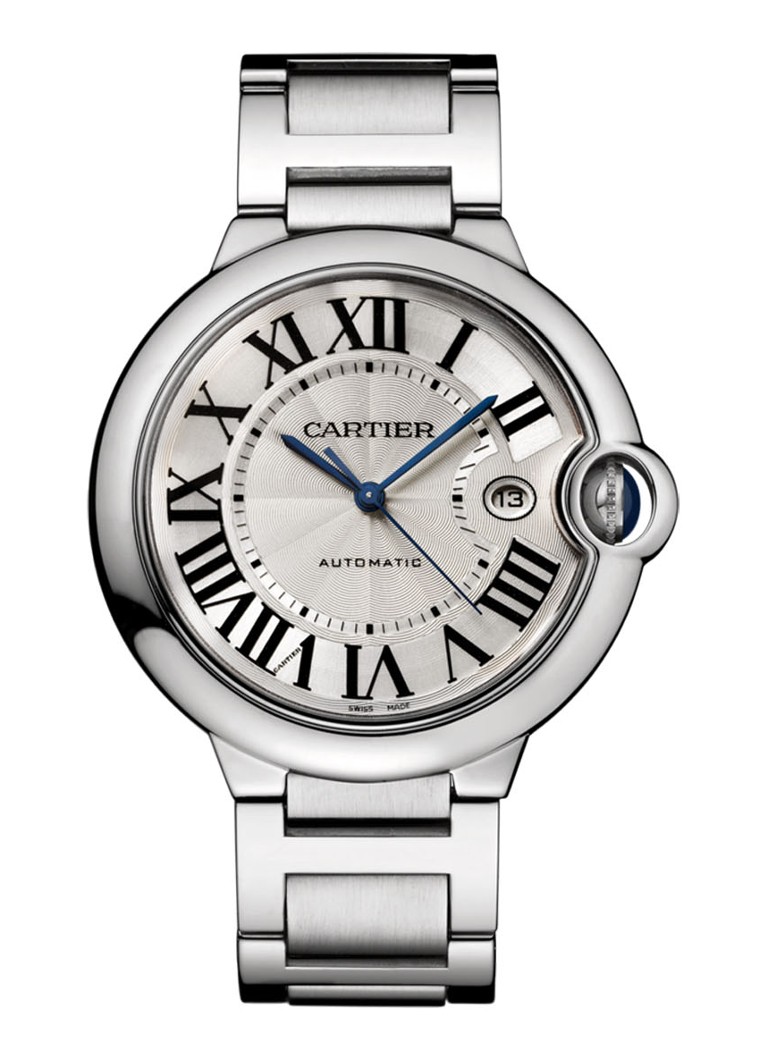 Cartier Heren Ballon Bleu de Cartier 42 mm horloge van staal W69012Z4 in de kleur Zilver