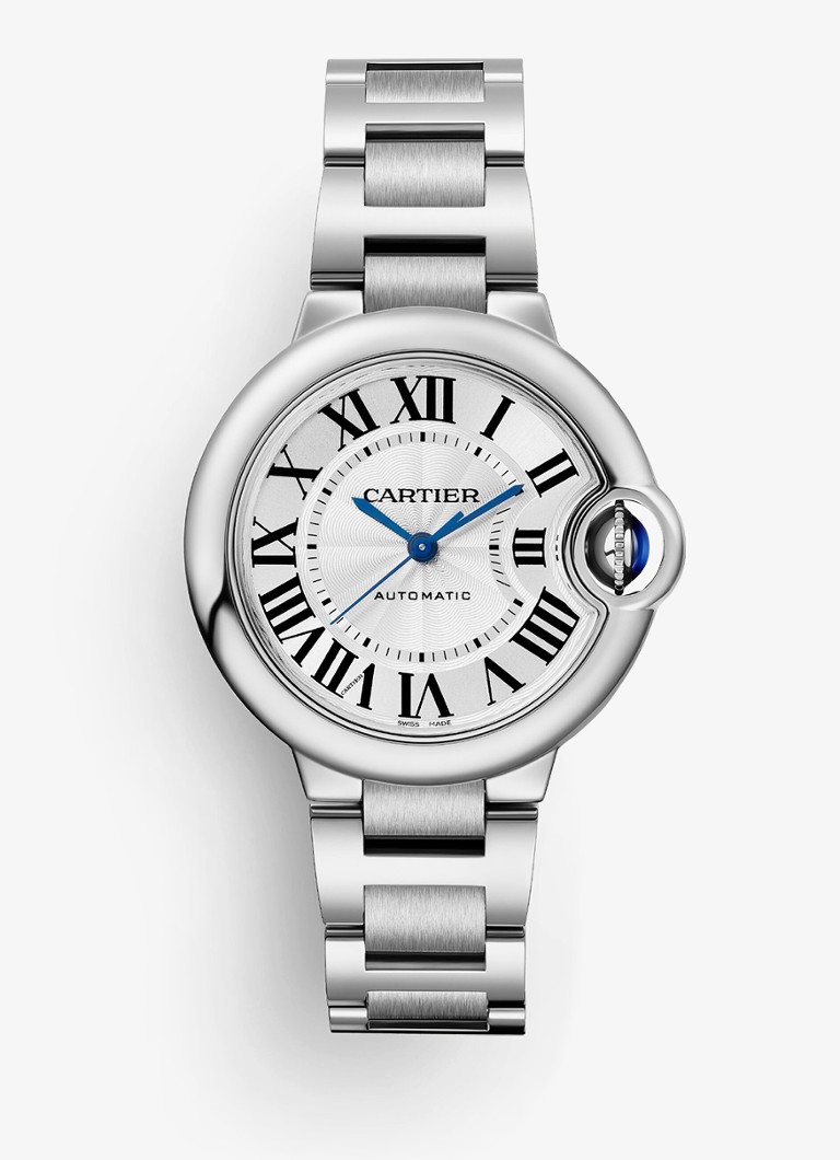 Cartier Dames Ballon Bleu de Cartier horloge CRWSBB0044 in de kleur Zilver
