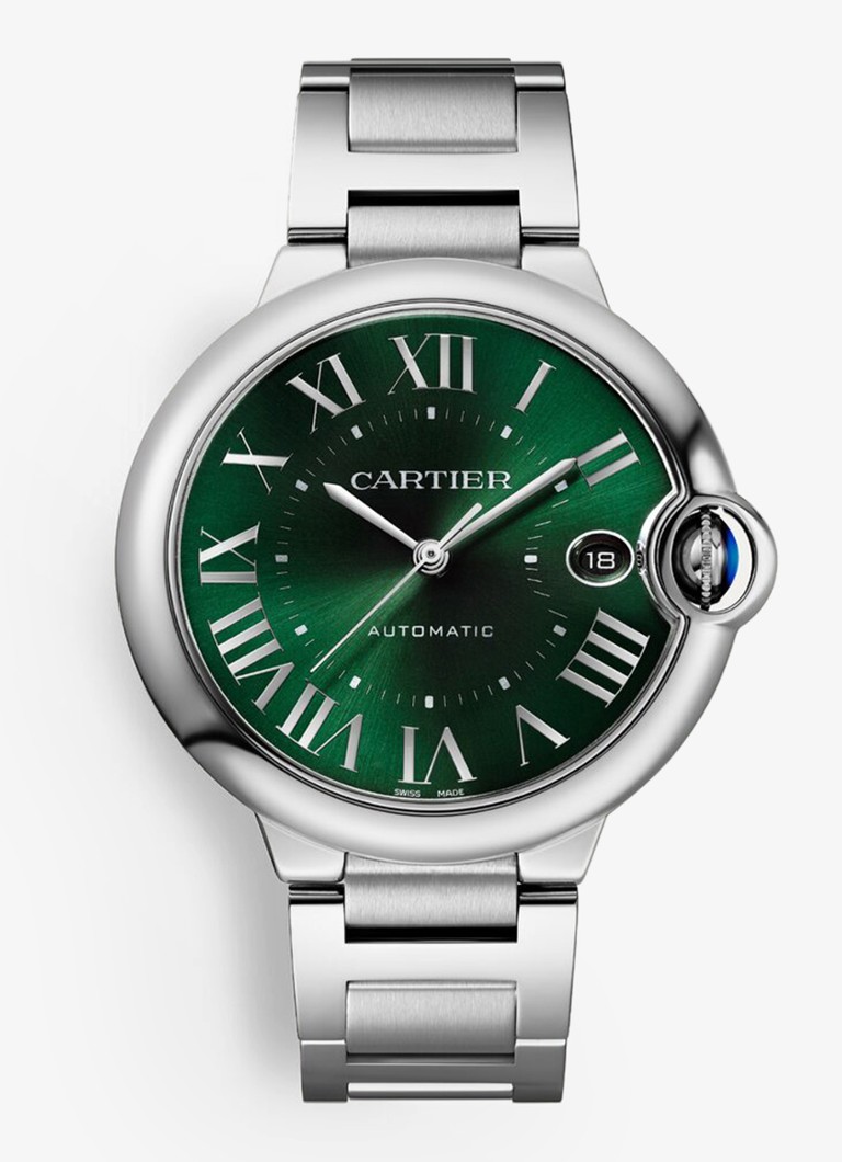 Cartier Heren Ballon Bleu de Cartier horloge CRWSBB0071 in de kleur Zilver