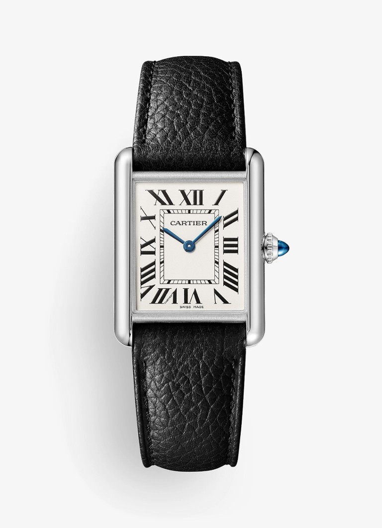 Cartier Dames Tank Must de Cartier horloge groot model CRWSTA0109 in de kleur Zilver